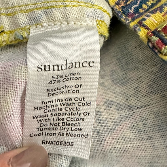 Sundance Catalog Kalini Shorts Linen Blend Floral Boho Size XL NWT MSRP $98 - Picture 6 of 7